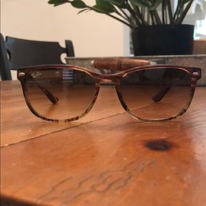 Ray-Ban brown grey gradient Wayfarers 2184